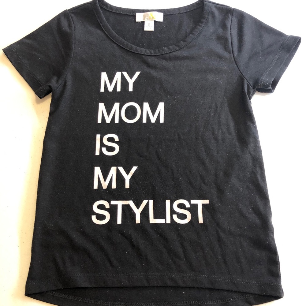 EUC Girls Black Tee